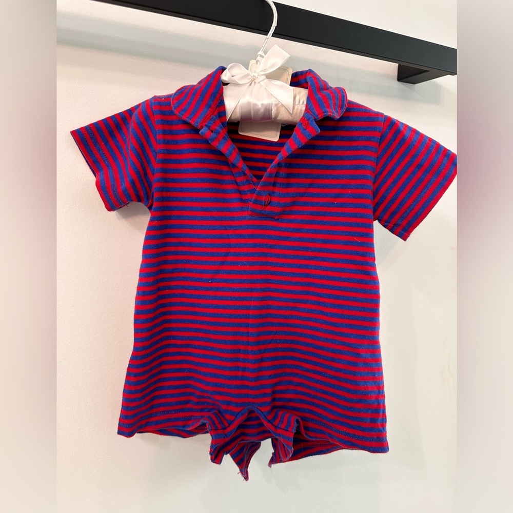 Busy Bee Toddler Boy Hudson Romper.